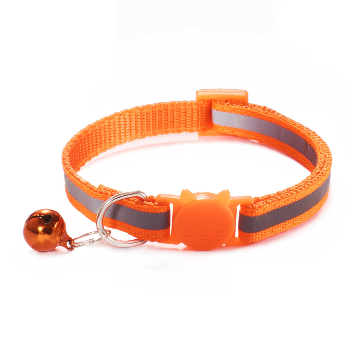 Reflective Cat Collar with Colorful Bell for Visibility