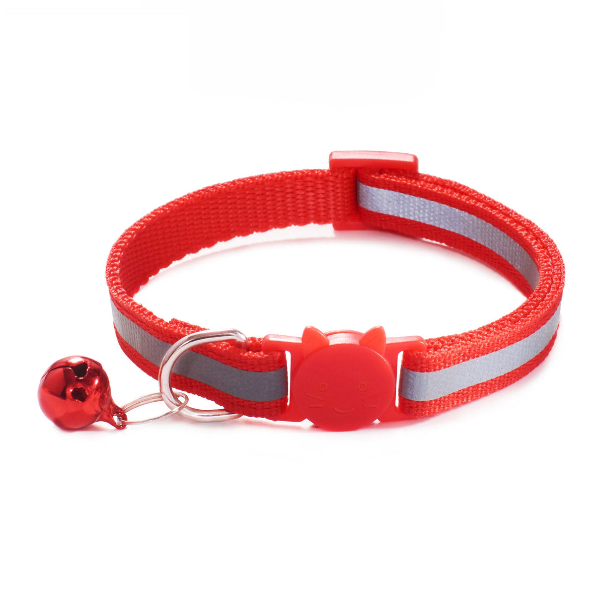 Reflective Cat Collar with Colorful Bell for Visibility