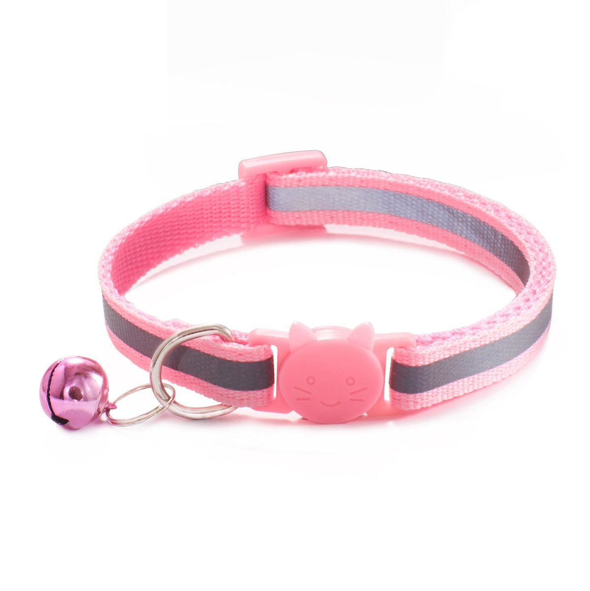 Reflective Cat Collar with Colorful Bell for Visibility