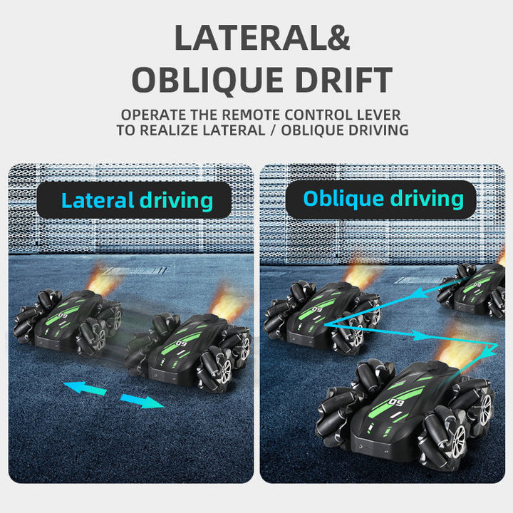 Remote Control Stunt Car With 360° Drifts & Water Spray