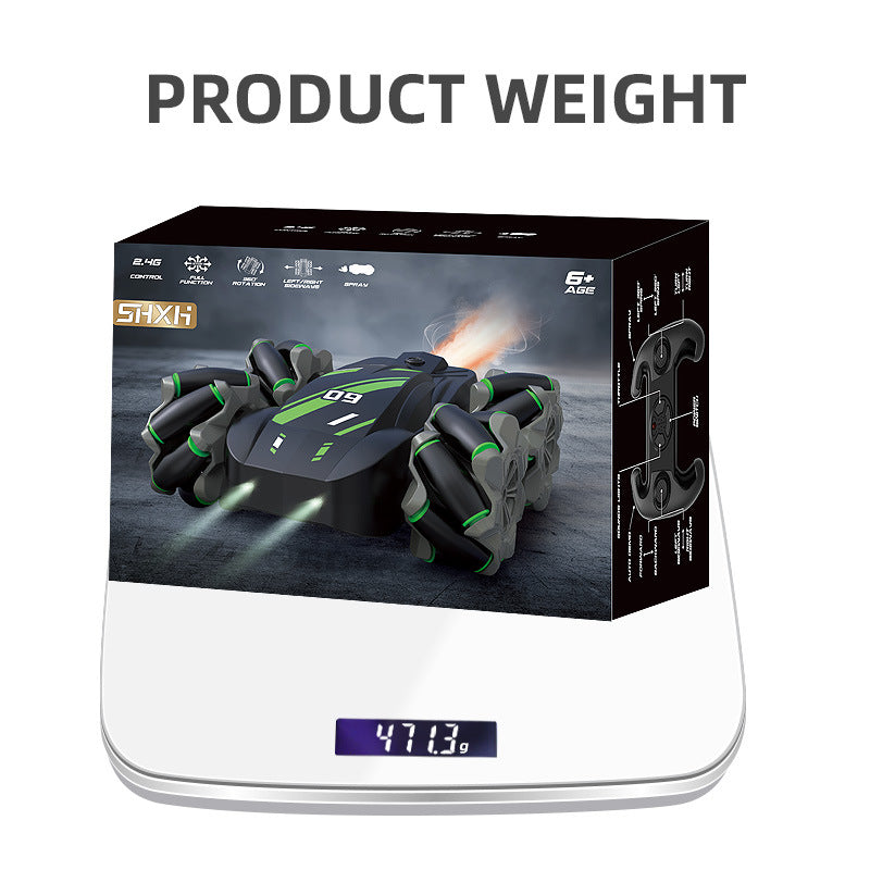 Remote Control Stunt Car With 360° Drifts & Water Spray