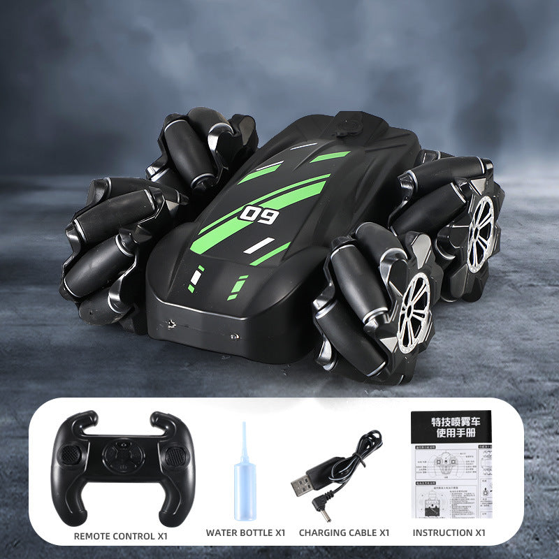 Remote Control Stunt Car With 360° Drifts & Water Spray
