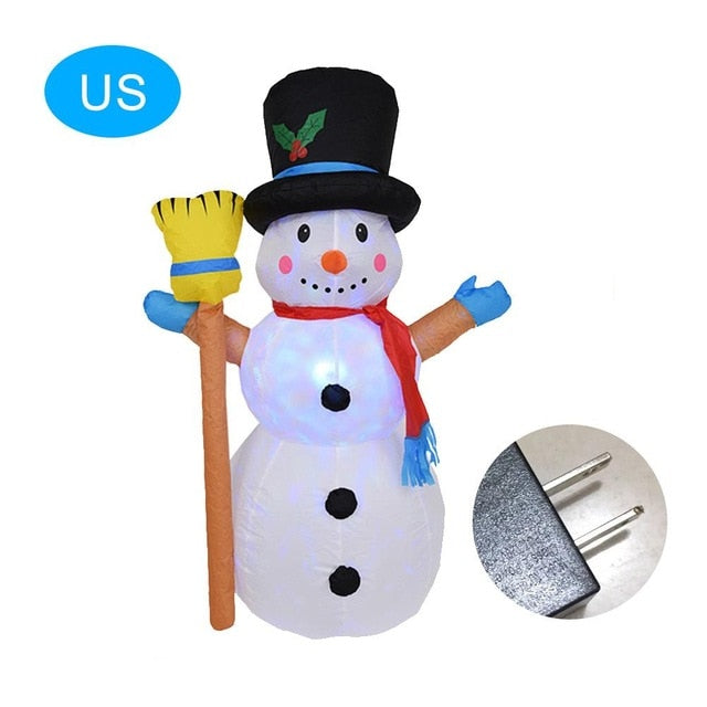 1.2M Inflatable Christmas Snowman Garden Decoration