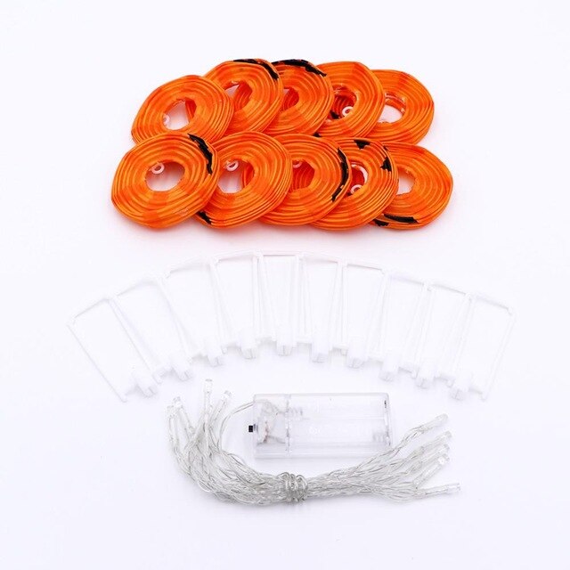 Halloween Pumpkin String Lights for Festive Displays