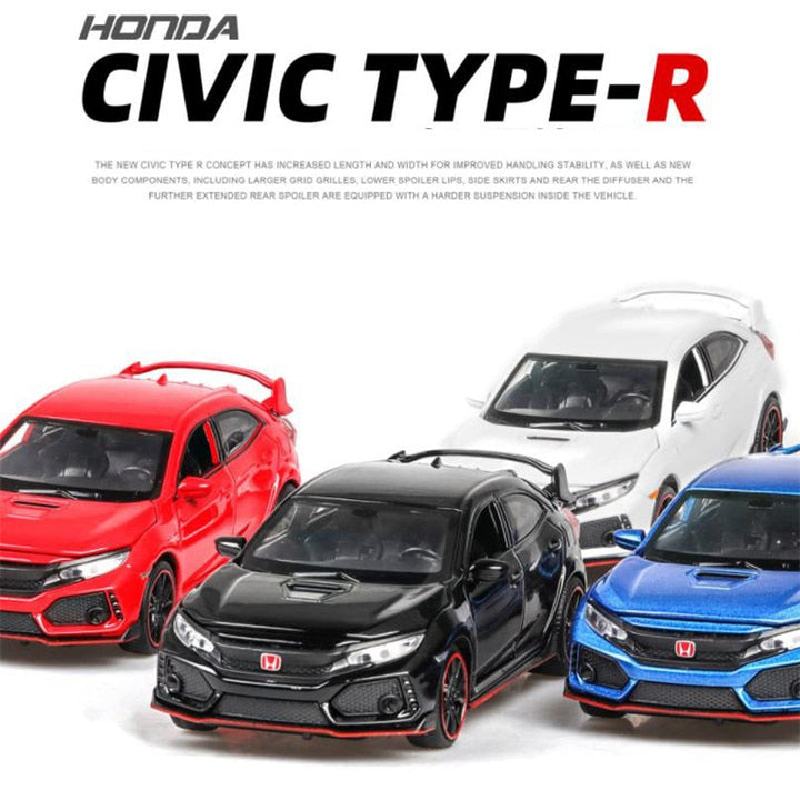 1:32 Honda Civic Type R Diecast Display Model Gift