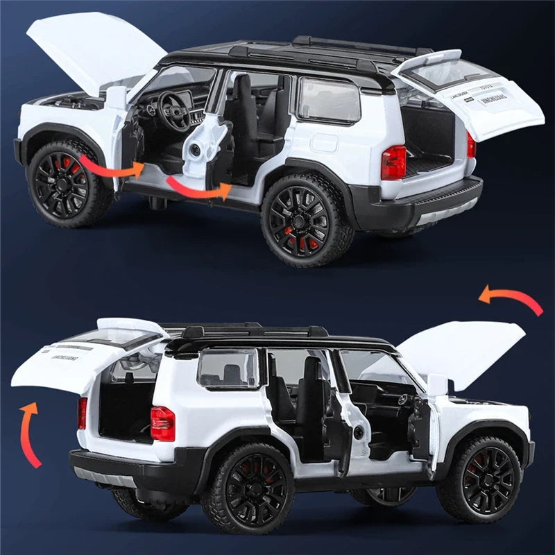 1:32 Alloy SUV Model with Light and Sound Effects