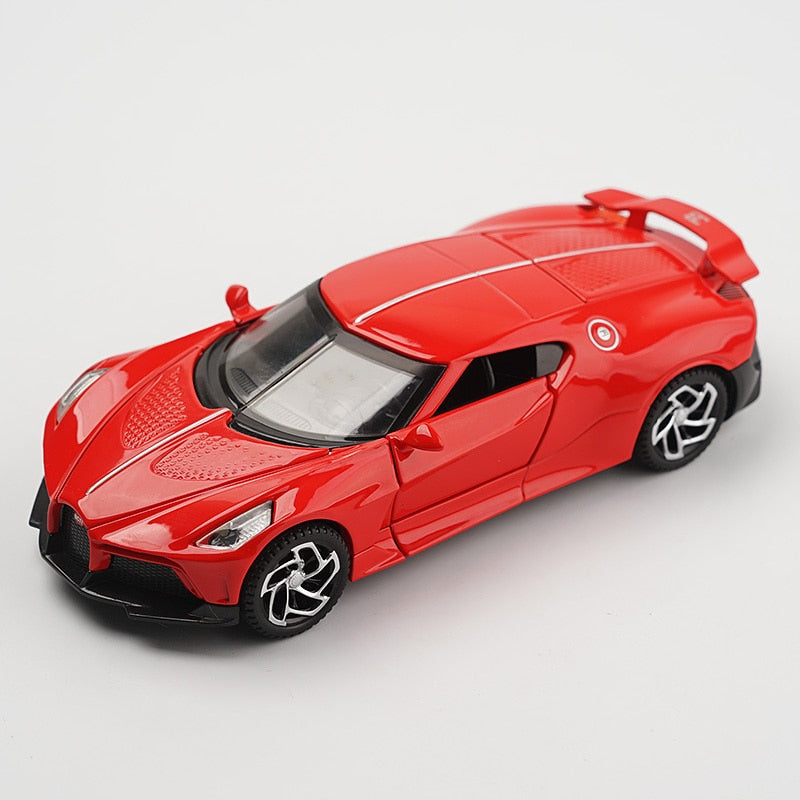 1:32 Bugatti Toy Car Diecast Model With Opening Doors