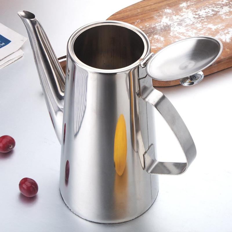 Stainless Steel Kitchen Water Pitcher 1.5L Long Spout