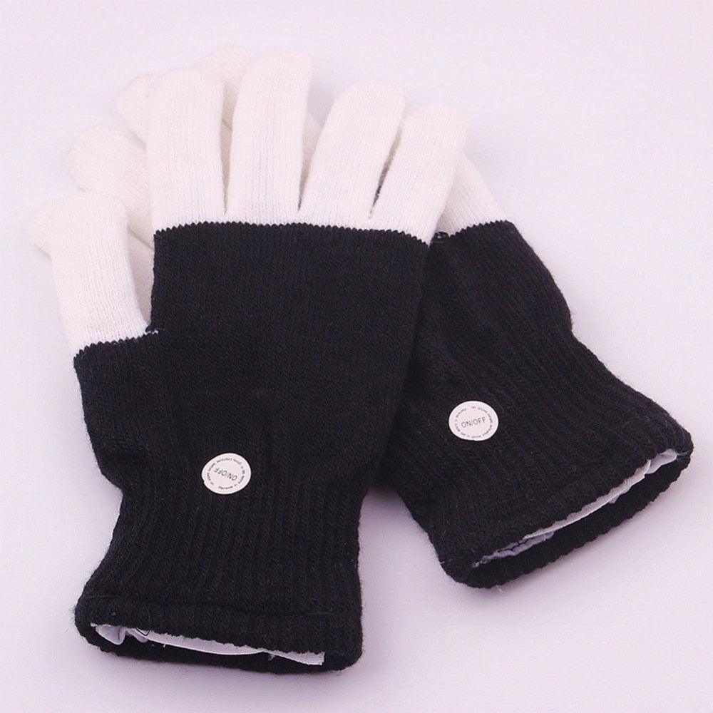 LED Light Gloves for Multicolor Party Performances