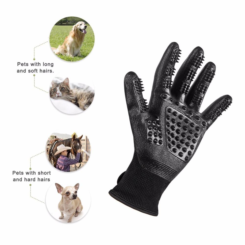 Pet Grooming Glove for Dogs and Cats | De-Shedding