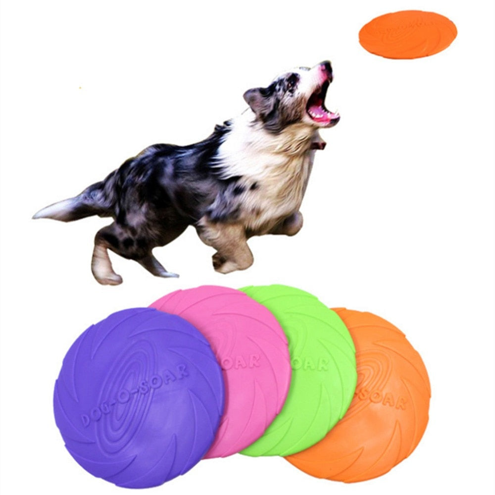 Interactive Dog Flying Disc for Fetch & Enrichment