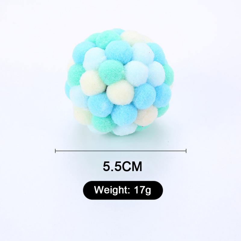 Cat Plush Ball Toy With Audible Beads for Indoor Play
