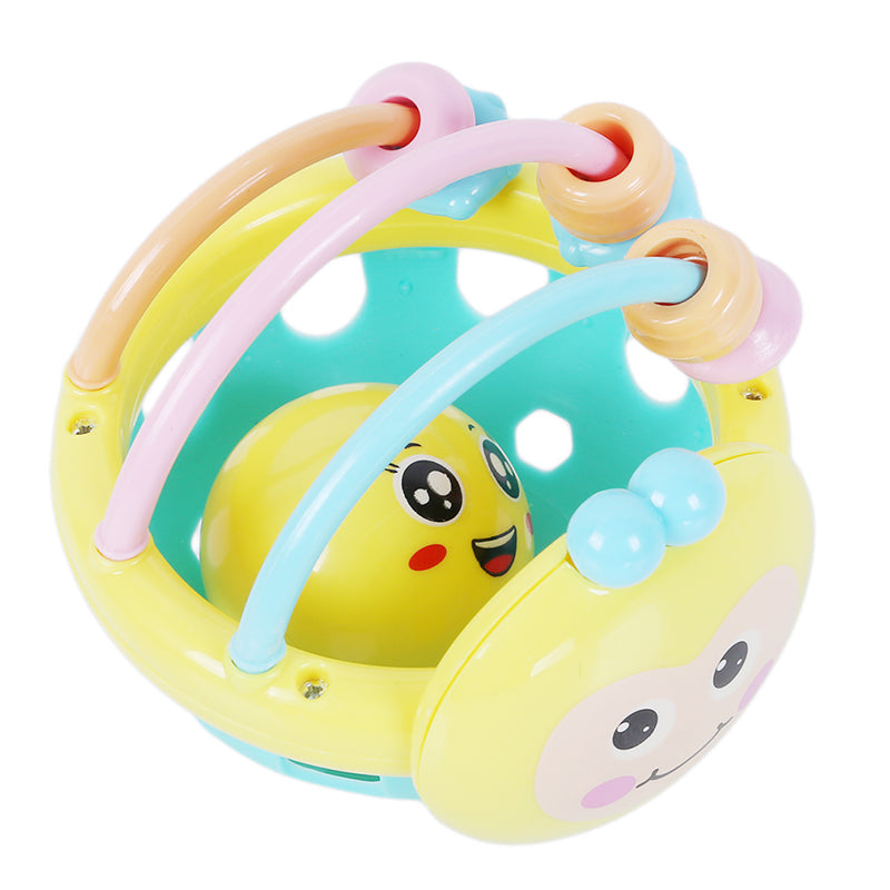 Baby Bee Rattle Toy for Sensory Play & Hand Control