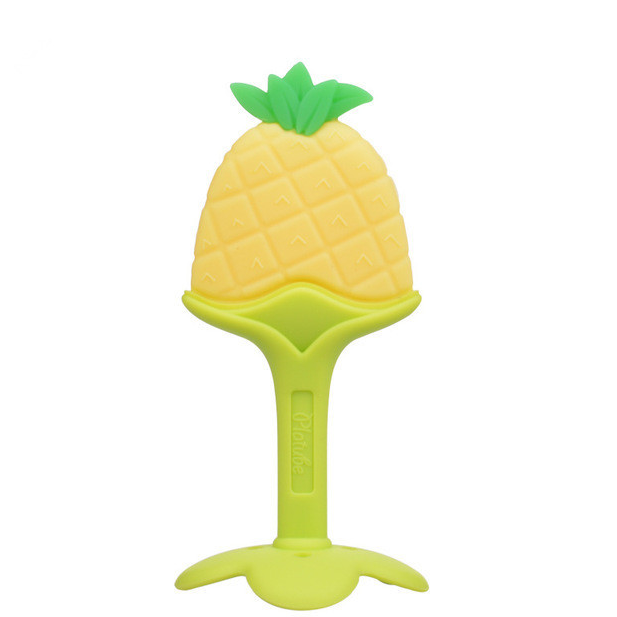 Colorful Silicone Fruit Teether for Soothing Sore Gums