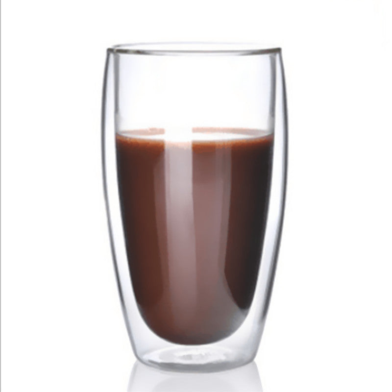Heat-Resistant Double Wall Glass Coffee Cup for Tea