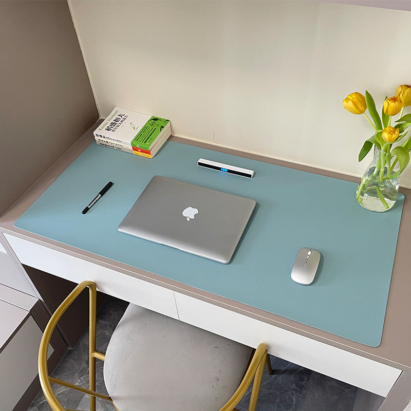 Large Waterproof PU Leather Desk Pad for Spills & Stains