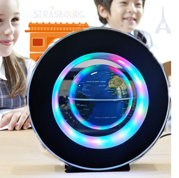 Magnetic Levitation Globe With Multicolor LED Light