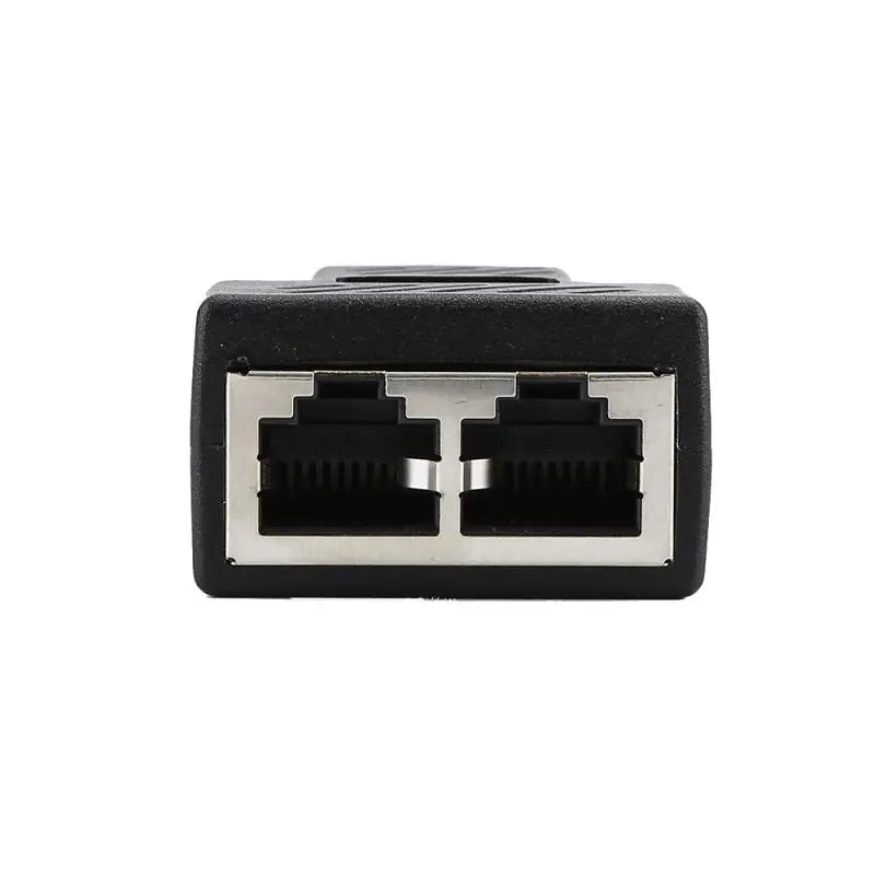 RJ45 Ethernet Splitter Coupler: 1 to 2 Port Adapter