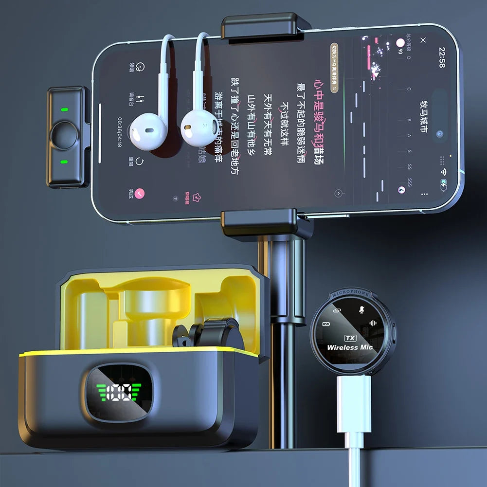 Wireless Lapel Mic for USB-C Phones: Clear Voice Vlogs