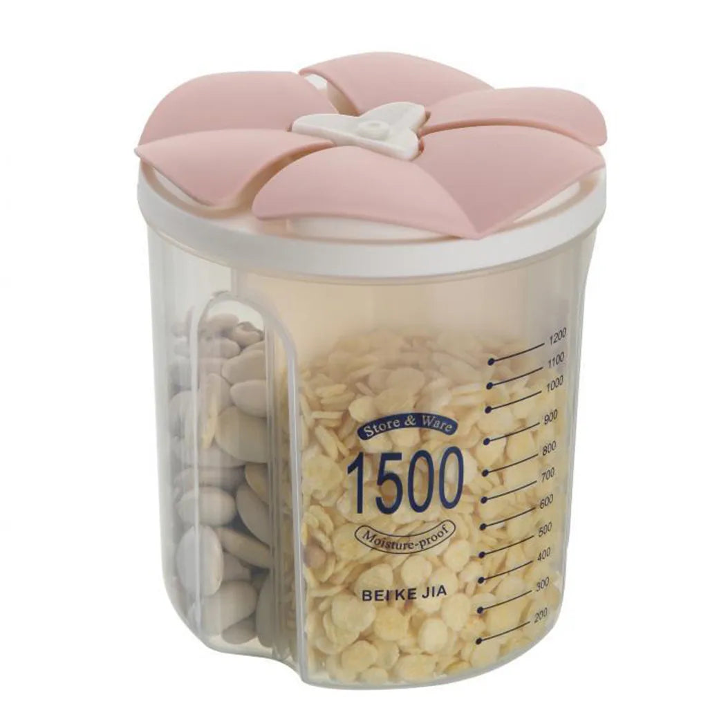 Multi-Grain Storage Box, Rotating Moisture-Proof Lid
