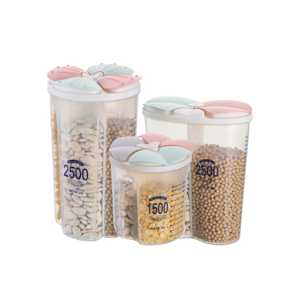 Multi-Grain Storage Box, Rotating Moisture-Proof Lid