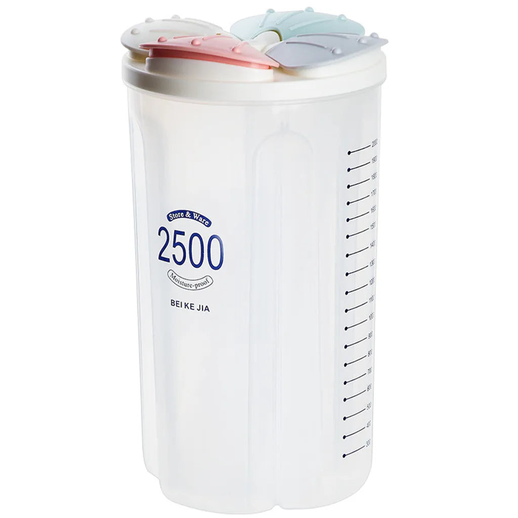 Multi-Grain Storage Box, Rotating Moisture-Proof Lid