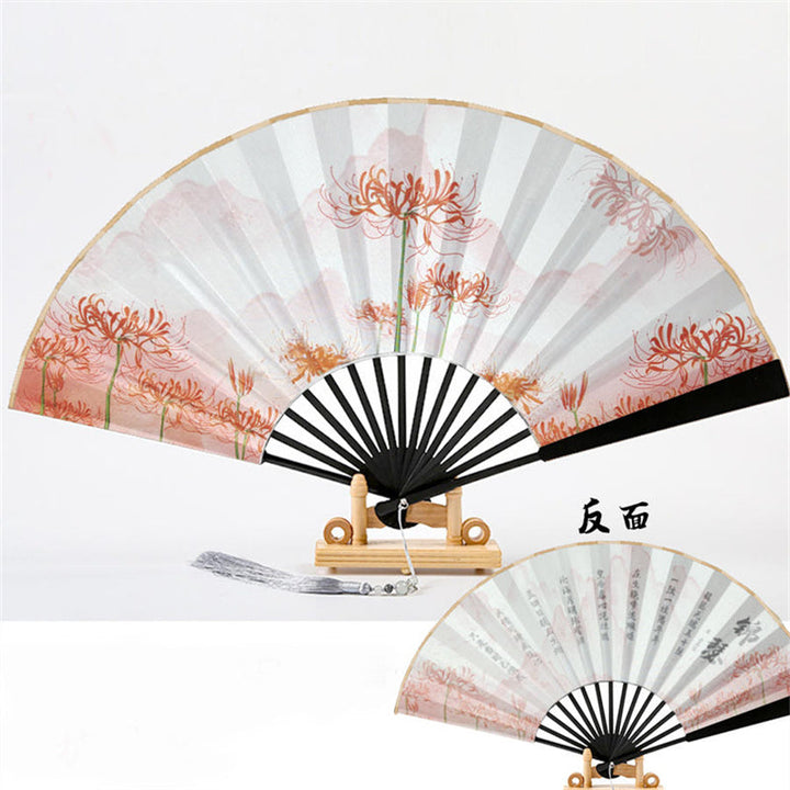 10-Inch Kung Fu Folding Fan for Performances & Display