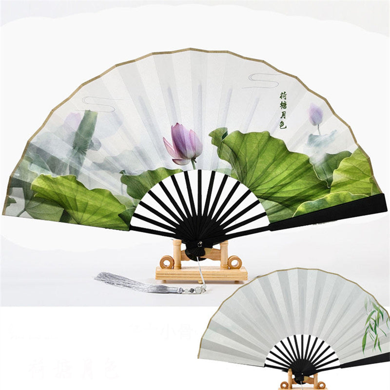 10-Inch Kung Fu Folding Fan for Performances & Display