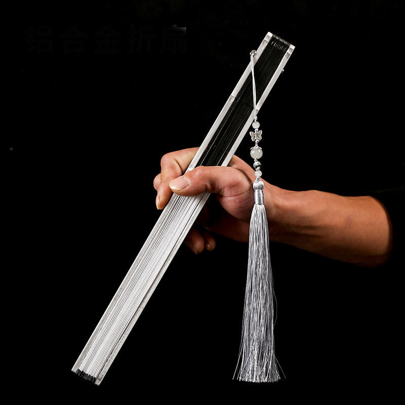 10-Inch Kung Fu Folding Fan for Performances & Display