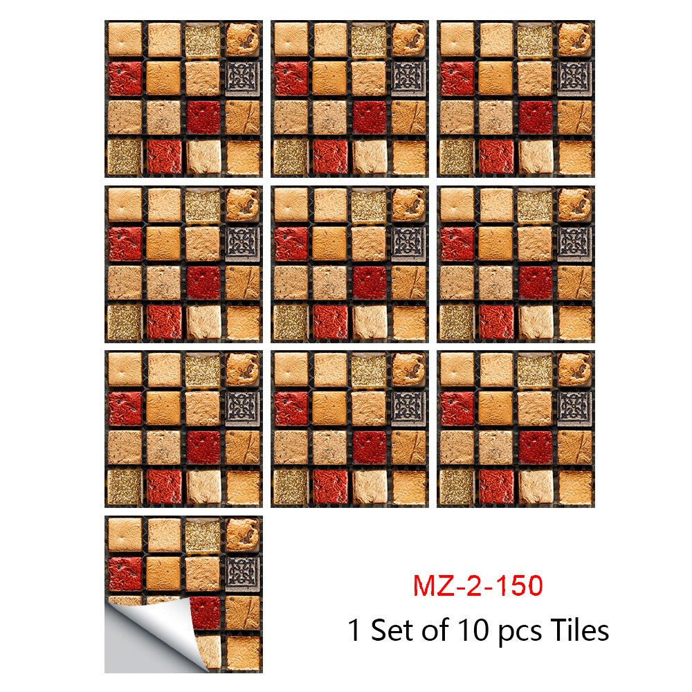 Mosaic Tile Stickers for Easy Peel-and-Stick Refresh