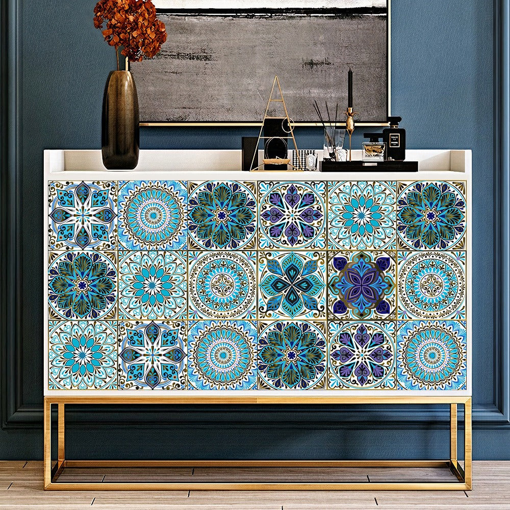 Mosaic Tile Stickers for Easy Peel-and-Stick Refresh