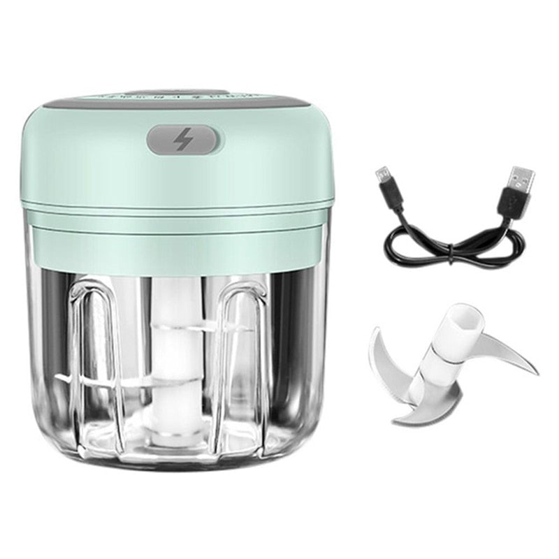 Electric Garlic Chopper That Minces Garlic in Seconds