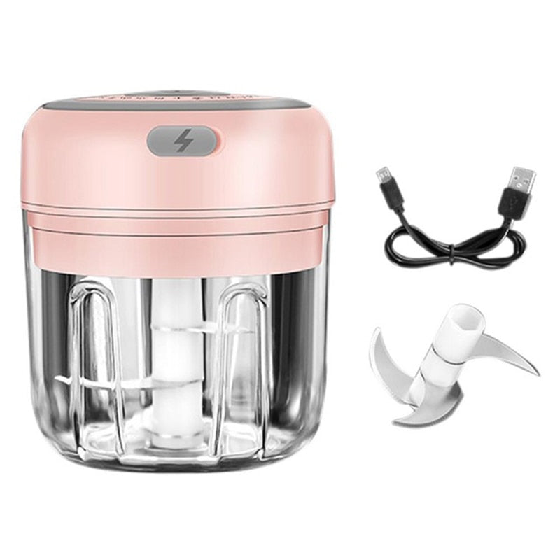 Electric Garlic Chopper That Minces Garlic in Seconds