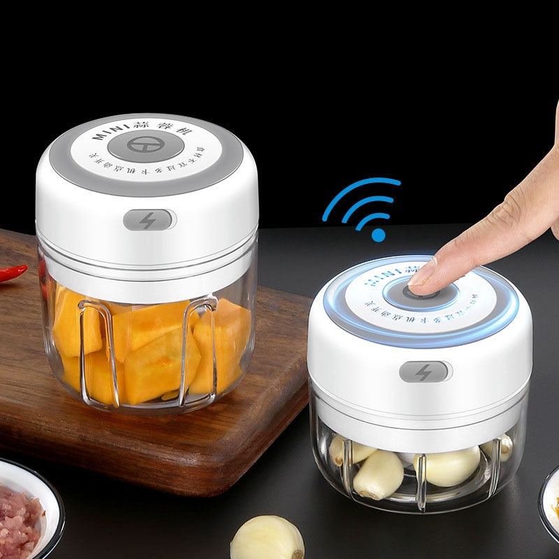 Electric Garlic Chopper That Minces Garlic in Seconds