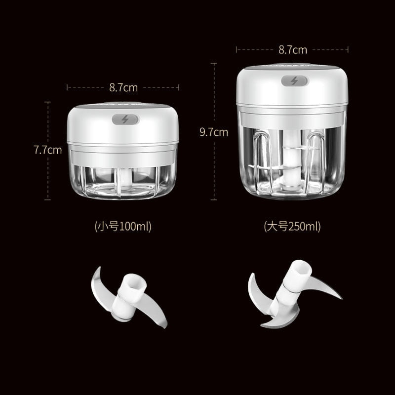 Electric Garlic Chopper That Minces Garlic in Seconds