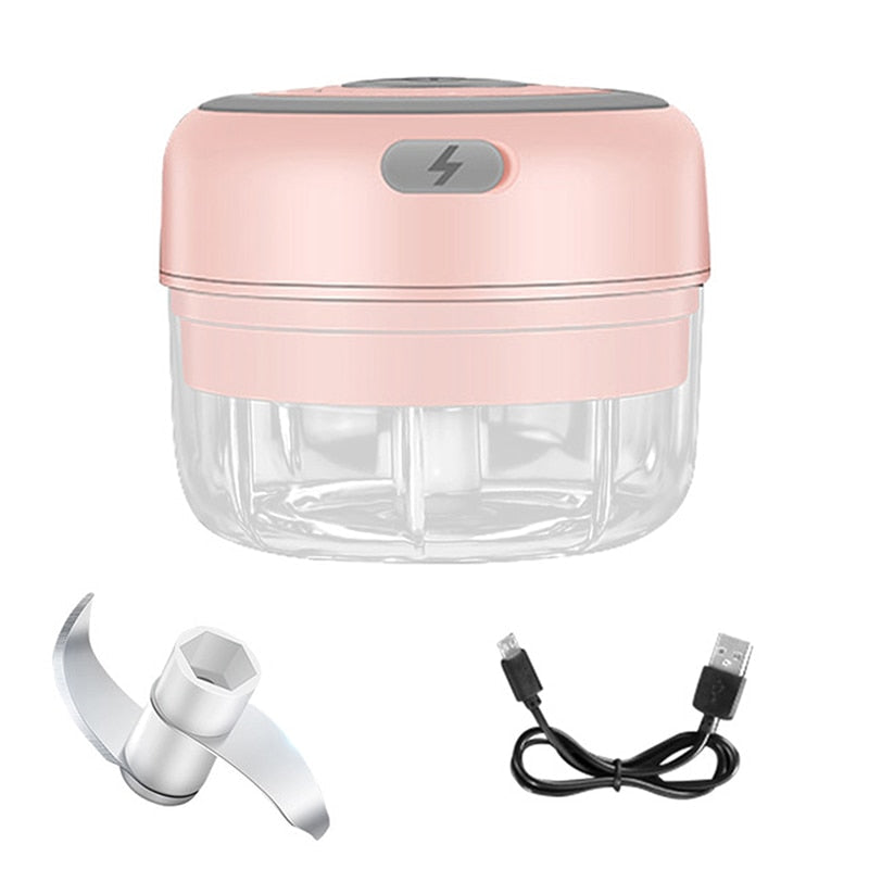 Electric Garlic Chopper That Minces Garlic in Seconds