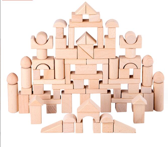 Wooden Building Blocks for Screen-Free Creative Play