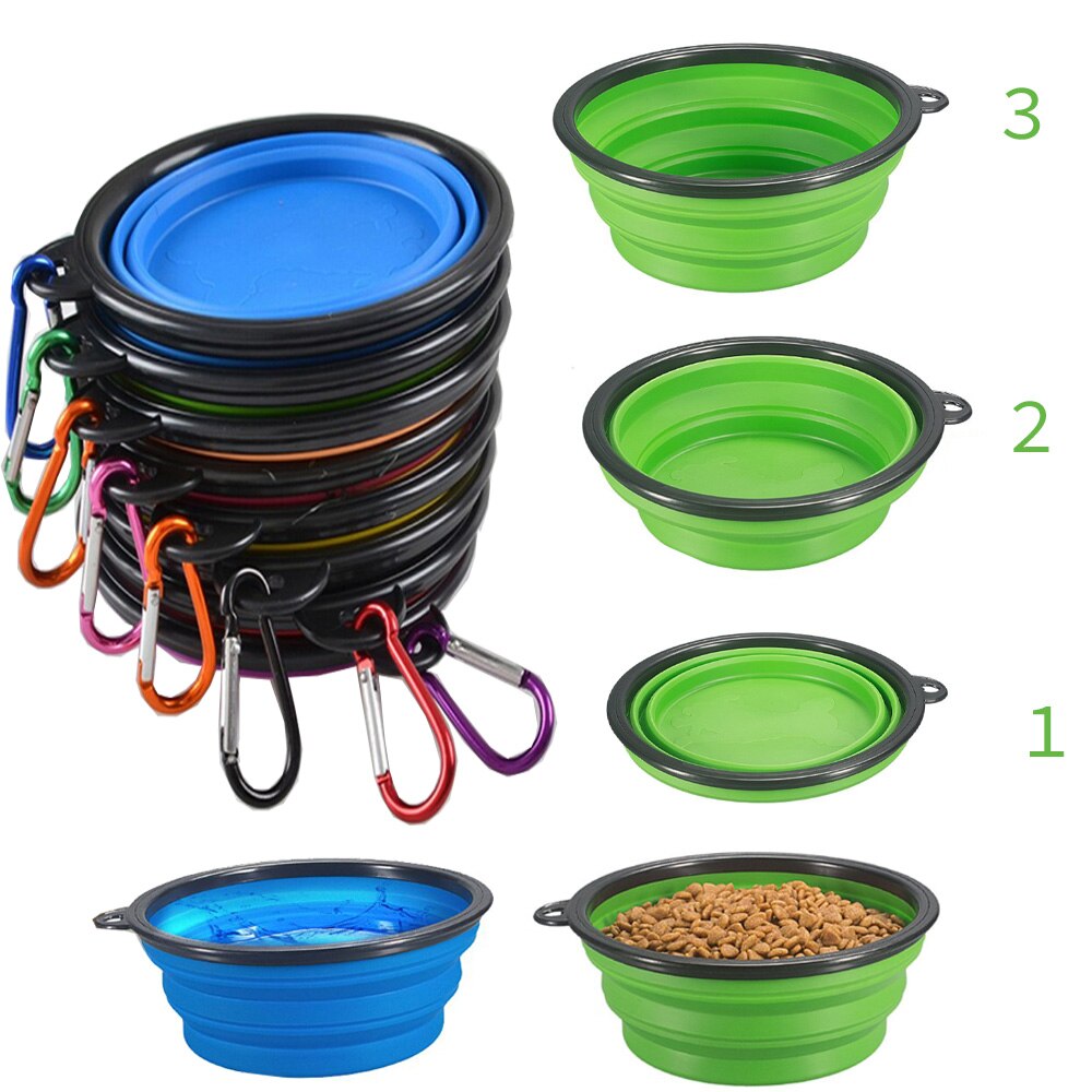 Collapsible Pet Bowl for Stress-Free Travel & Walks