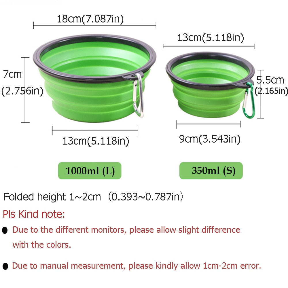 Collapsible Pet Bowl for Stress-Free Travel & Walks