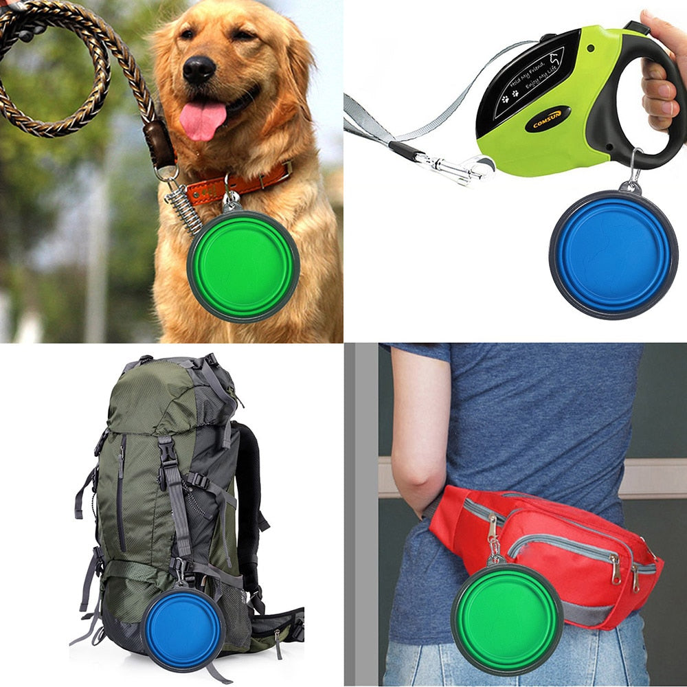 Collapsible Pet Bowl for Stress-Free Travel & Walks