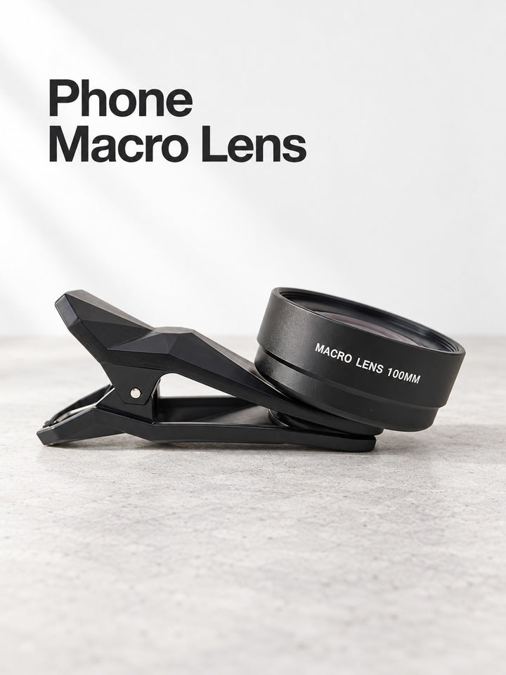 100mm Phone Macro Lens Clip for Close-Up Detail Shots