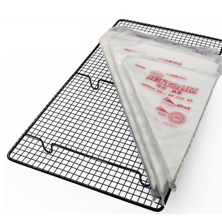 Disposable Piping Bags for Cake Decorating, 100 Pack