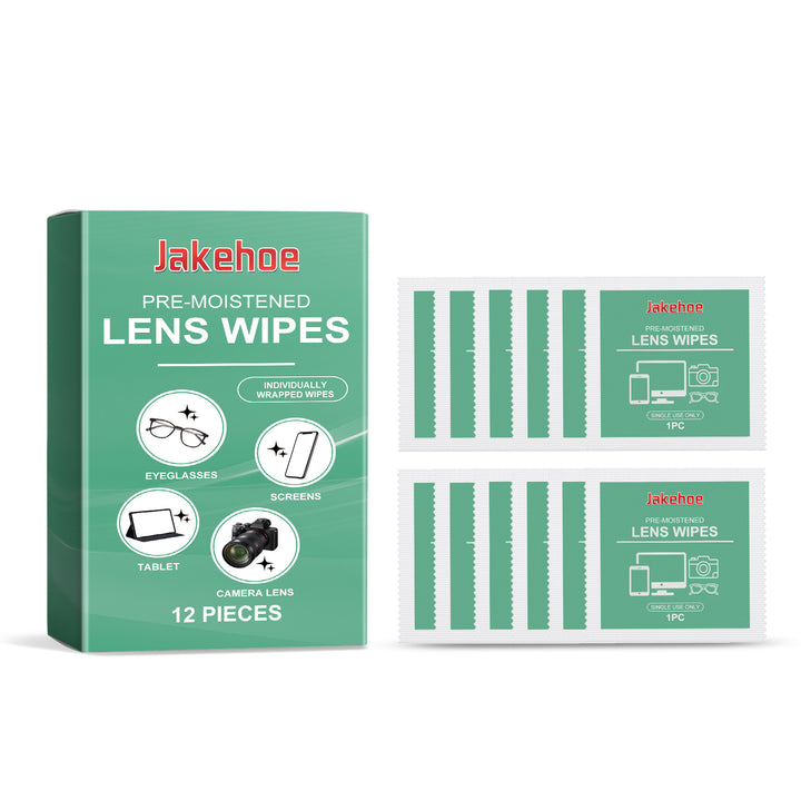 Lens Cleaning Wipes for Streak-Free Screens & Glasses