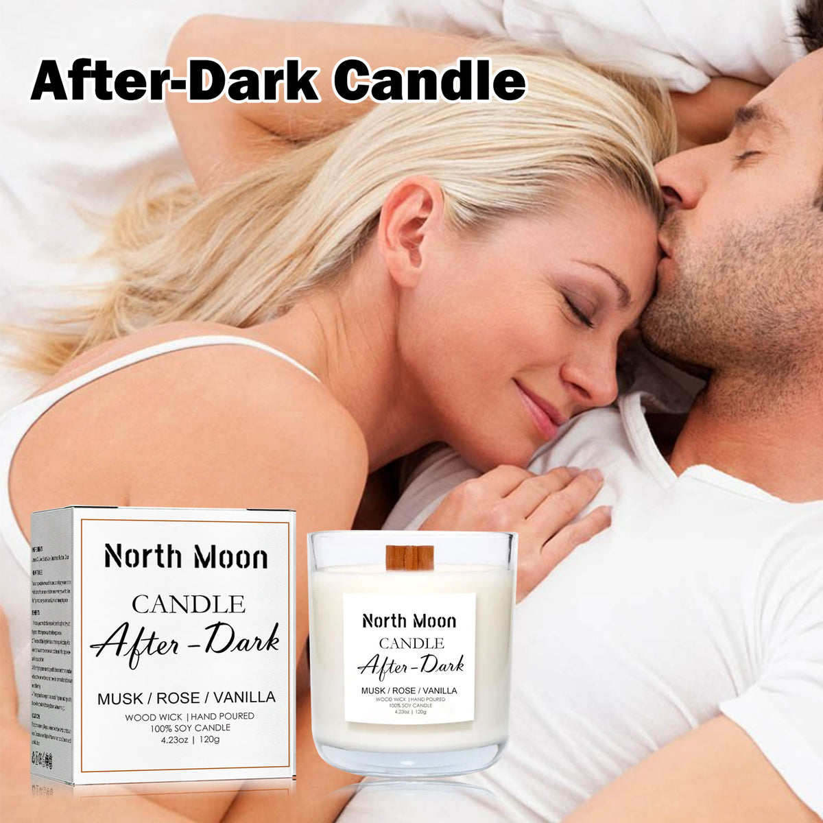 Soy Candle for Romantic Ambiance | Musk Rose Vanilla