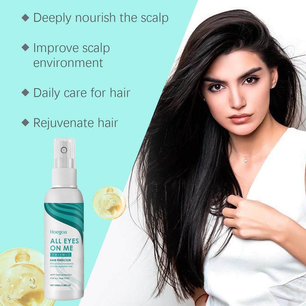 Hair Perfector Spray for Smooth, Tangle-Free Styling