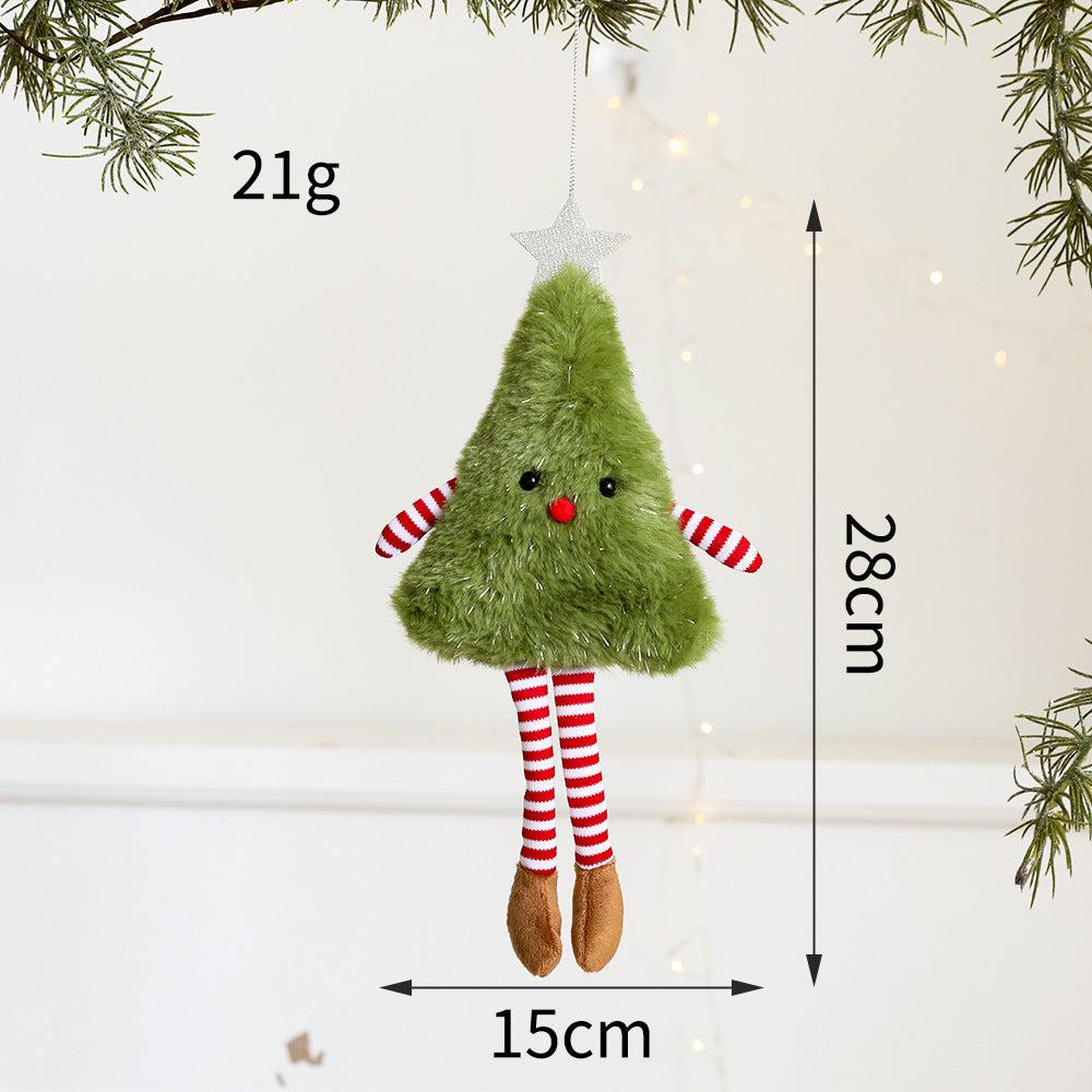 Plush Christmas Ornaments for Whimsical Tree Charm