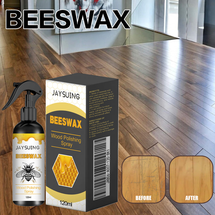 Beeswax Wood Polish Spray for Scratches and Shine