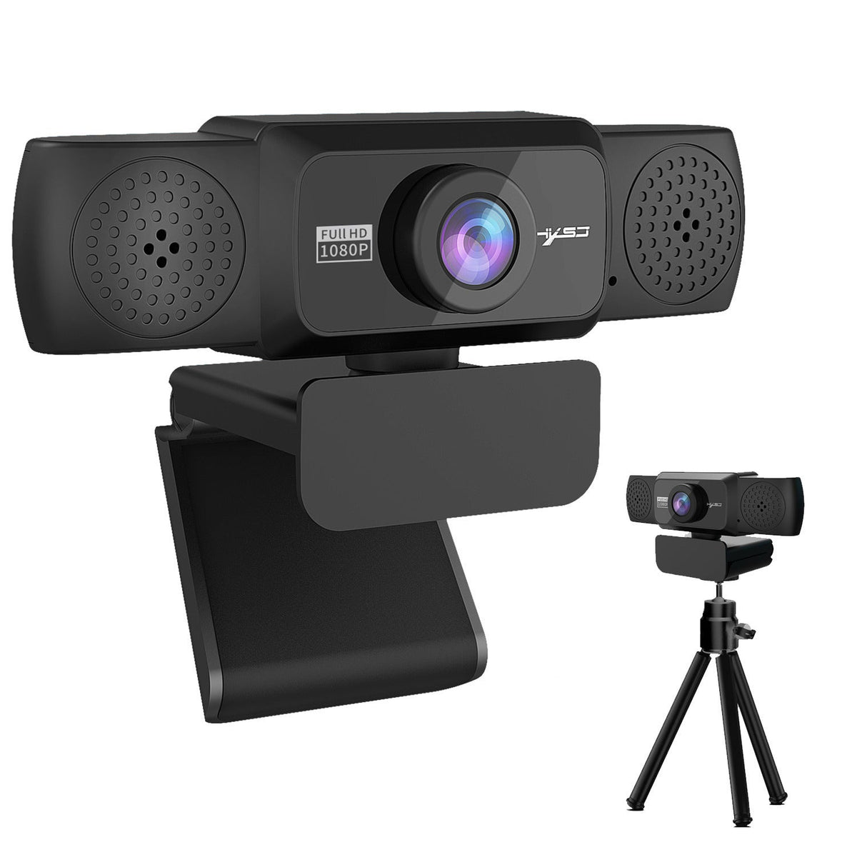 1080P Webcam with Autofocus and Built-in Mic