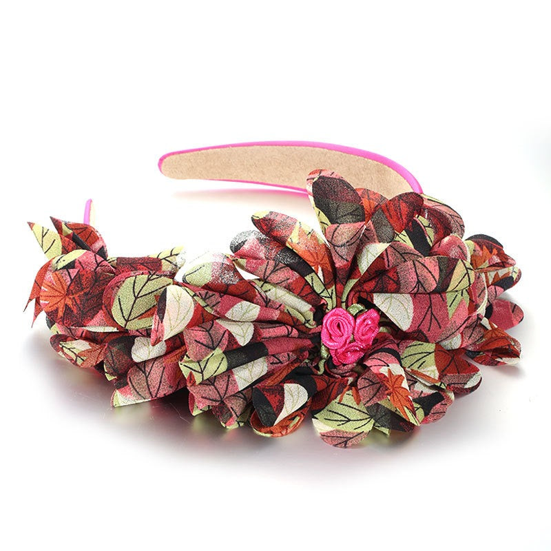 Oversized Floral Headband for Effortless Statement Style