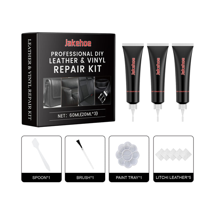 Leather Repair Kit for Sofa, Car Seats & Vinyl Surfaces